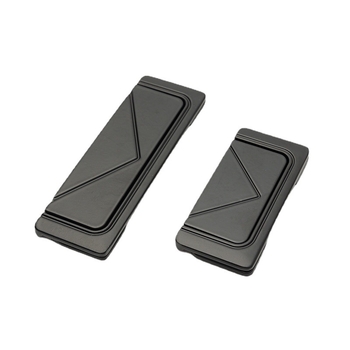 Skrivena plosnata ručka za ormariće, model 1218, cinkova legura, elektroplakiranje, za vrata ormarića, garderobu i ladice