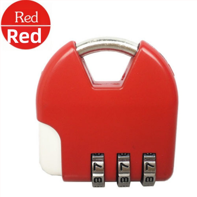 Mini fém lakat jelszavas zár poggyászhoz, fiókokhoz és edzőtermi szekrényekhez – karikatúra dizájn, modern minimalizmus, márka Unique, anyag: Egyéb