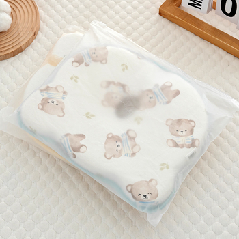 Възглавничка за оформяне на главата на бебето, карикатурен стил, чист памук, ниво безопасност A, пролет 2024, за новородени 0-1 г.