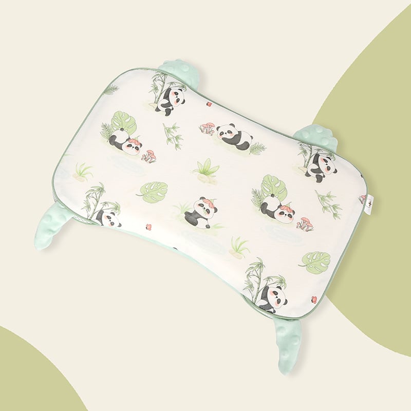 Възглавничка за оформяне на главата на бебето, карикатурен стил, чист памук, ниво безопасност A, пролет 2024, за новородени 0-1 г.