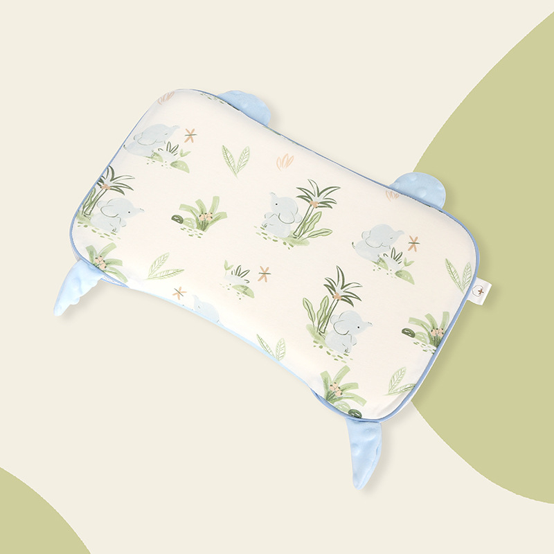 Възглавничка за оформяне на главата на бебето, карикатурен стил, чист памук, ниво безопасност A, пролет 2024, за новородени 0-1 г.