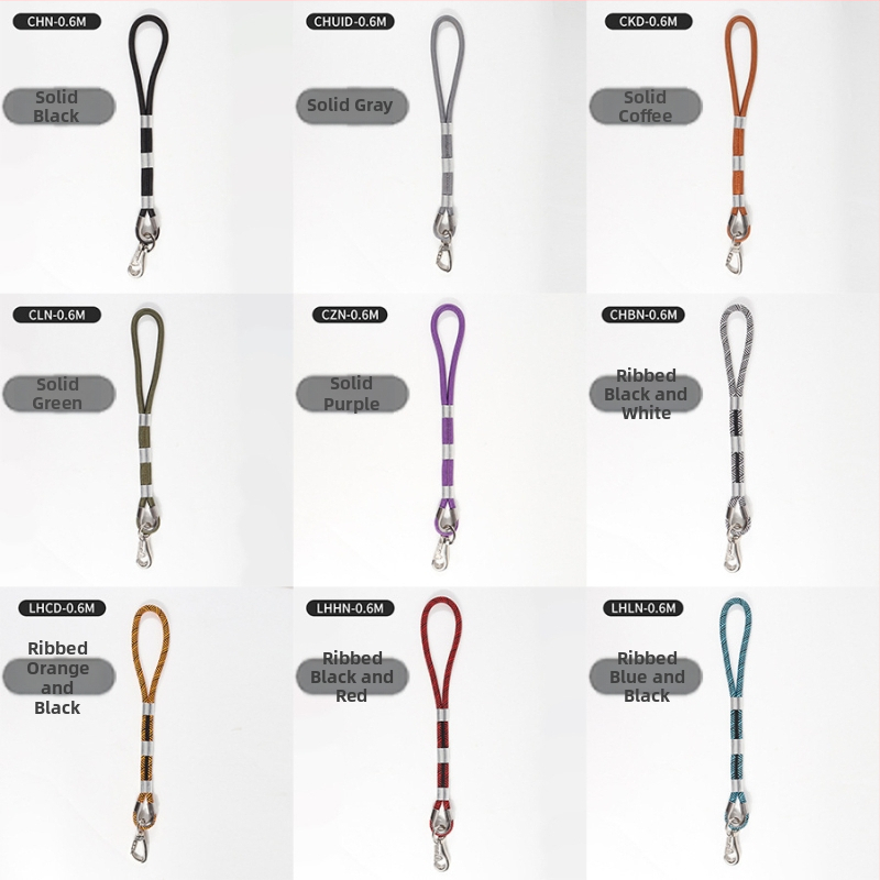 Vodítko pre psa, dvojvláknový nylon, materiál imitácia nylonu, kovová spona, odolné voči nárazom