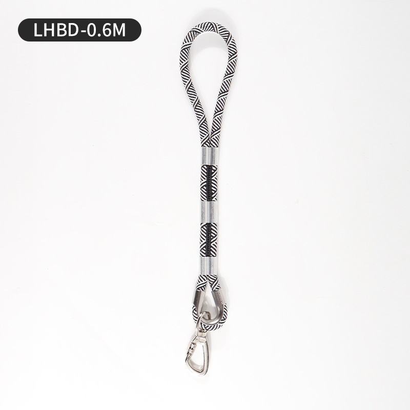 Kutyapóráz, duplaszálú nylon, imitációs nylon anyag, fémcsattal, Banoohawk márka