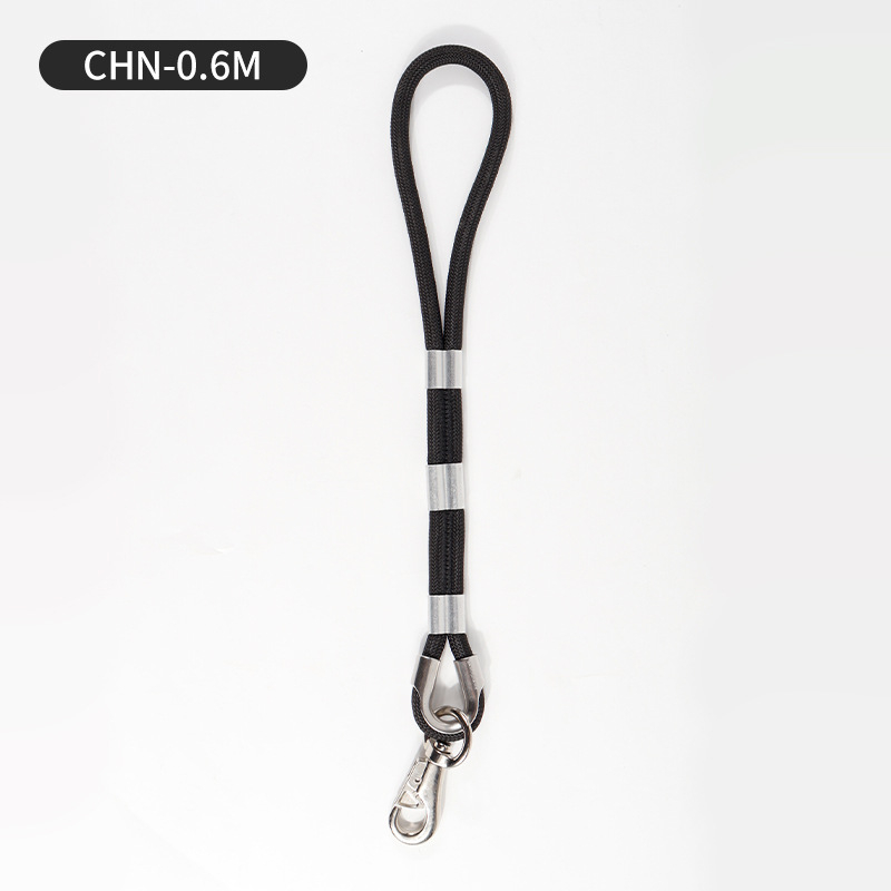 Kutyapóráz, duplaszálú nylon, imitációs nylon anyag, fémcsattal, Banoohawk márka