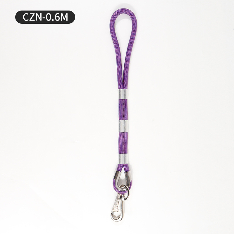 Kutyapóráz, duplaszálú nylon, imitációs nylon anyag, fémcsattal, Banoohawk márka