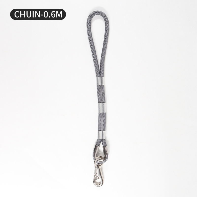 Kutyapóráz, duplaszálú nylon, imitációs nylon anyag, fémcsattal, Banoohawk márka