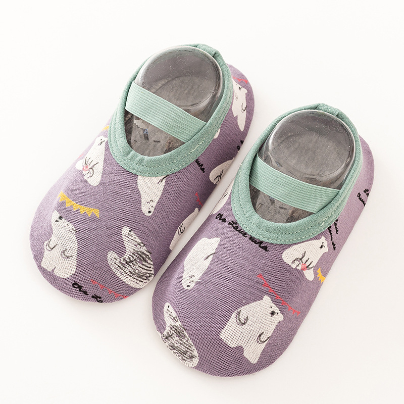 Βρεφικές εσωτερικές κάλτσες με μαλακές σόλες, παχύτερες για άνοιξη, φθινοπωρο και χειμώνα — 80% ινες κυτταρίνης αναγεννημένες