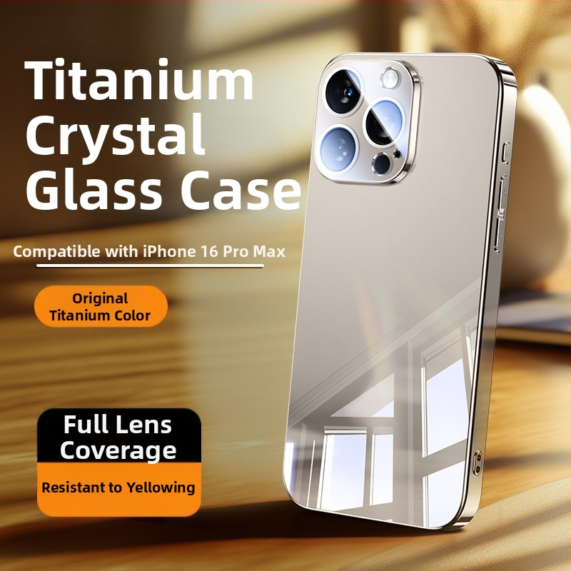 Pouzdro na telefón s zrkadlovým sklom – elektroplatinovaný povrch, zrkadlo na líčenie, fólia na objektív, odvádzanie tepla, odolné voči pádu, odolné voči otlačkom prstov