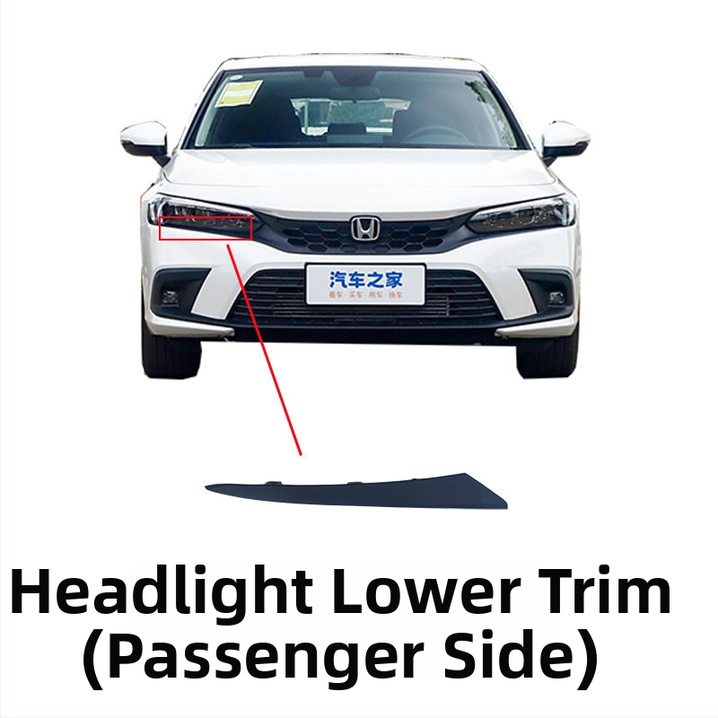 Μπροστινή γρίλια με κυψελωτό μοτίβο για Honda Civic 11ης γενιάς, μεταλλική κατασκευή, συμβατή με χειροκίνητο κιβώτιο, αρχική εργοστασιακή εφαρμογή