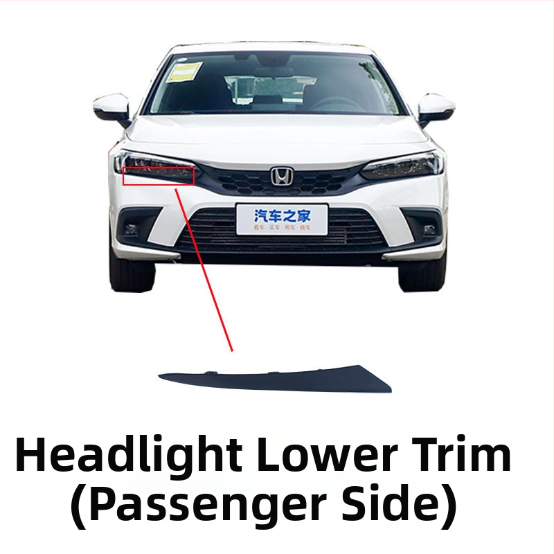 Μπροστινή γρίλια με κυψελωτό μοτίβο για Honda Civic 11ης γενιάς, μεταλλική κατασκευή, συμβατή με χειροκίνητο κιβώτιο, αρχική εργοστασιακή εφαρμογή