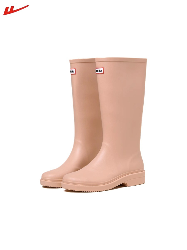 Ženske čizme za kišu od PVC-a, visokim krojem, vodootporne, protuklizne, niski pet 1–3 cm