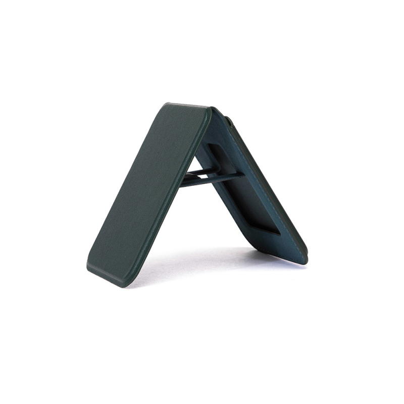 MagSafe kártyatartó állvánnyal iPhone 16 Pro-hoz, PU bőr, Type B keret