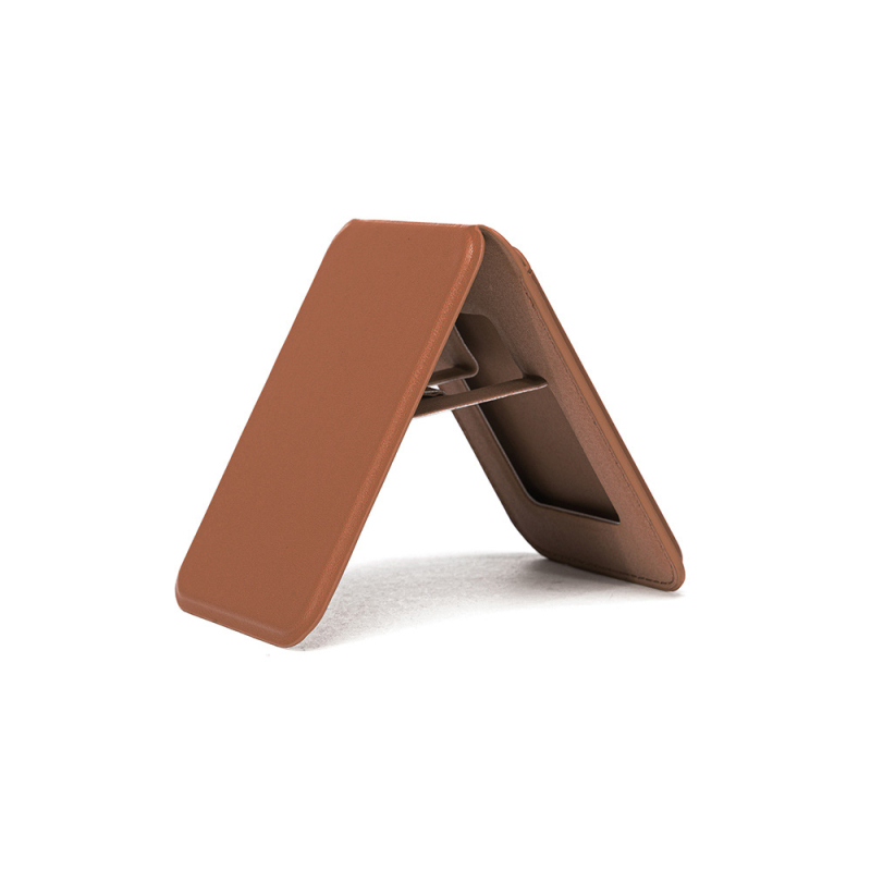 MagSafe kártyatartó állvánnyal iPhone 16 Pro-hoz, PU bőr, Type B keret