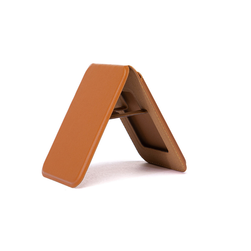 MagSafe kártyatartó állvánnyal iPhone 16 Pro-hoz, PU bőr, Type B keret