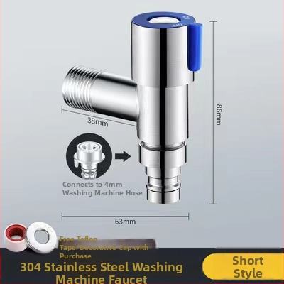 Mini uhlový ventil z 304 nerezovej ocele pre horúcu vodu, in-wall montáž, model Mini Angle Valve, prevádzkový tlak 1,2 MPa, materiál: oceľ