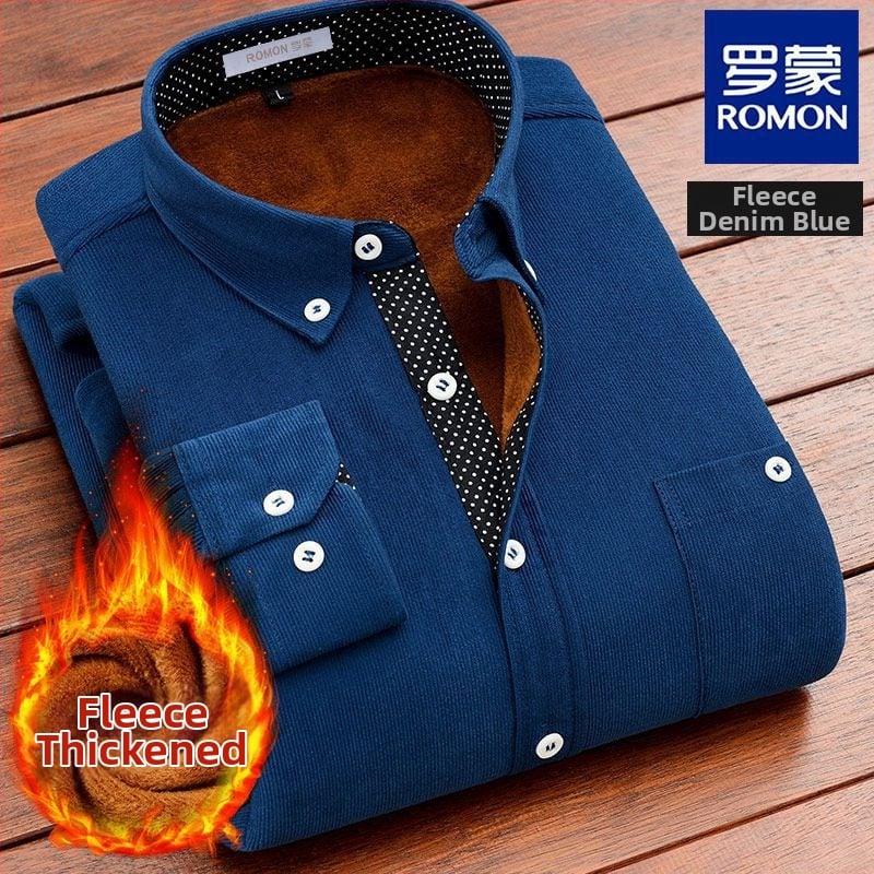 Férfi rayon ing álló gallérral és kapucnival, hosszú ujjú, bő szabás (Rayon; álló gallér; hosszú ujjú; kapucni; bő szabás)