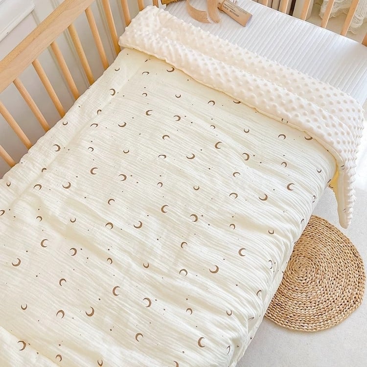 Detská perina na štyri ročné obdobia pre novorodencov – kryt na jeseň-zimu, výplň z hodvábnych vlákien, poťah z 100% bavlny, vhodná pre deti do 10 rokov