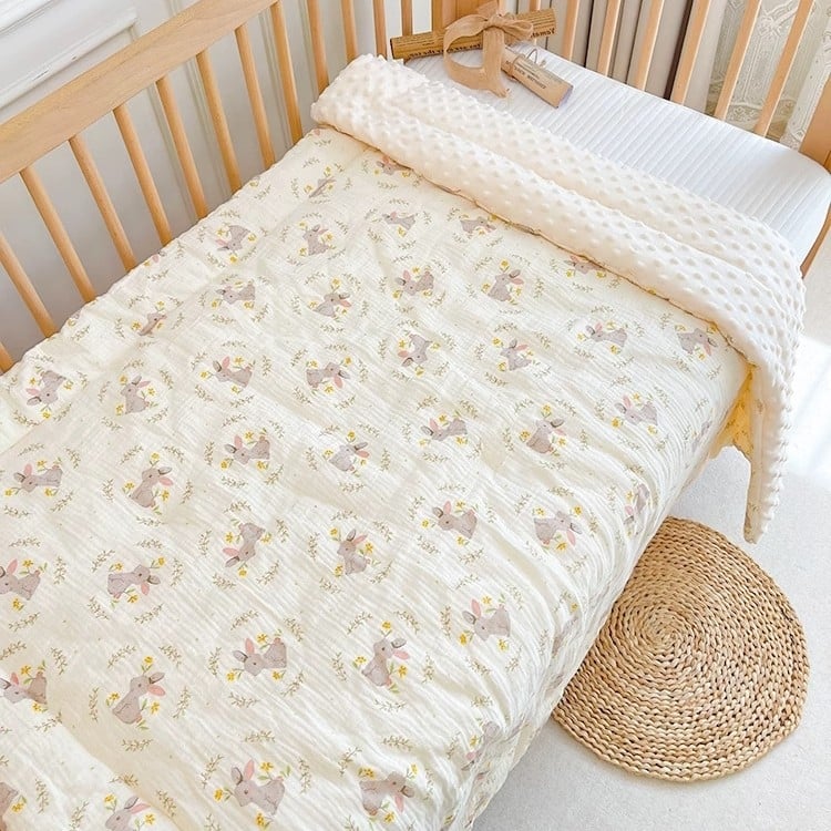 Detská perina na štyri ročné obdobia pre novorodencov – kryt na jeseň-zimu, výplň z hodvábnych vlákien, poťah z 100% bavlny, vhodná pre deti do 10 rokov