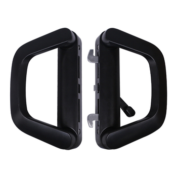 Brava za klizna vrata s drškom – model Butt sliding door lock; materijal: cinkova legura; stil: moderni minimalist; namjena: klizna vrata; s ključem