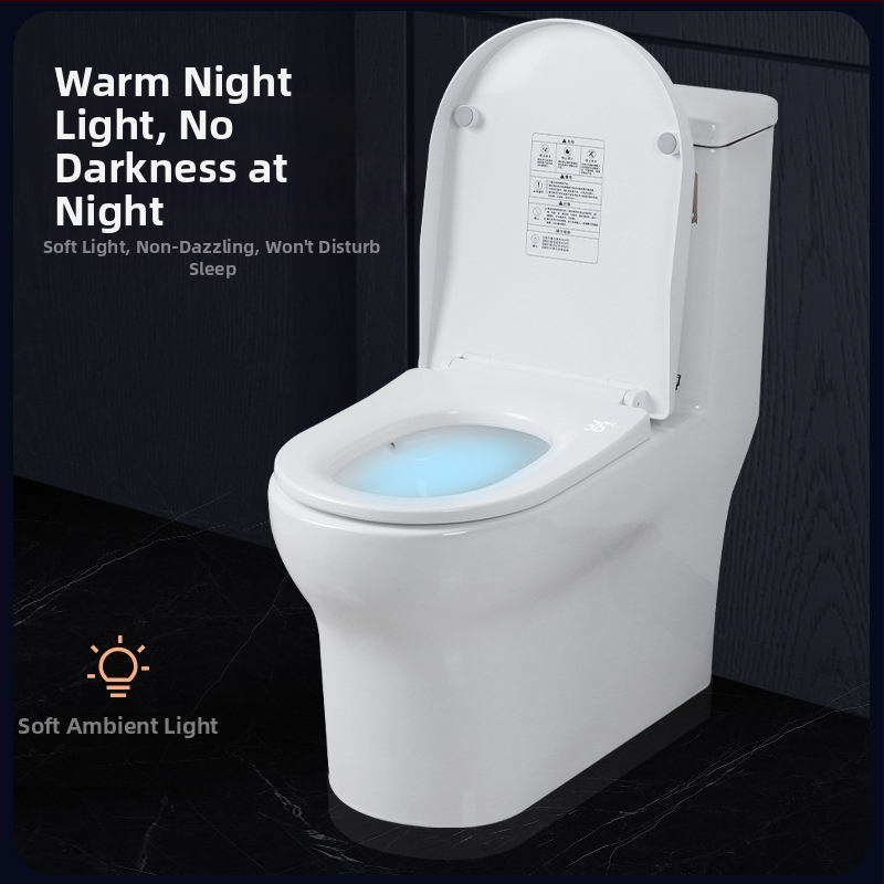 Inteligentné sedátko na toaletu s konštantnou teplotou, PP doska, nastaviteľné rozstupy otvorov, minimalistický štýl, bez diaľkového ovládania.