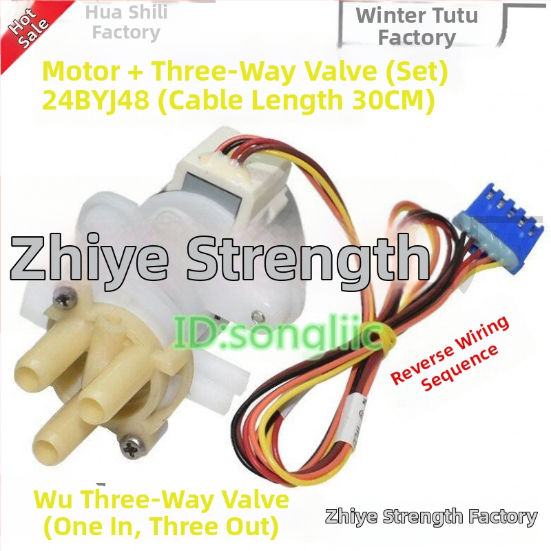 24BYJ48 Krokový motor pre ventil toku vody na WC sedadle/bidetu, 12V