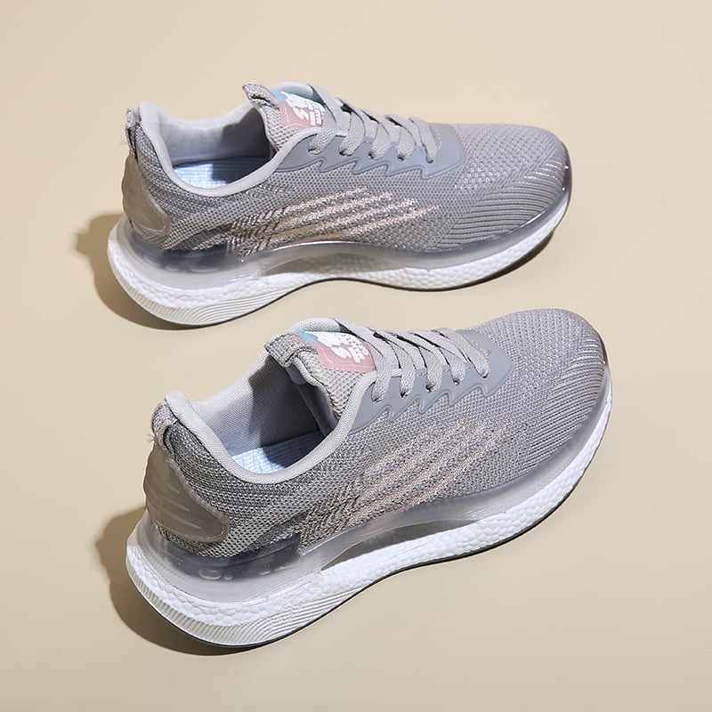 Γυναικείες καθημερινές αθλητικές παπούτσια με απορρόφηση κραδασμών και ελαφρύ, απαλό πάτο, στρογγυλή μύτη, άνω μέρος από συνθετικό δέρμα, εσωτερικό από μικροϊνες, καουτσούκ σόλα, χαμηλό ύψος φτέρνας 1–3 cm.