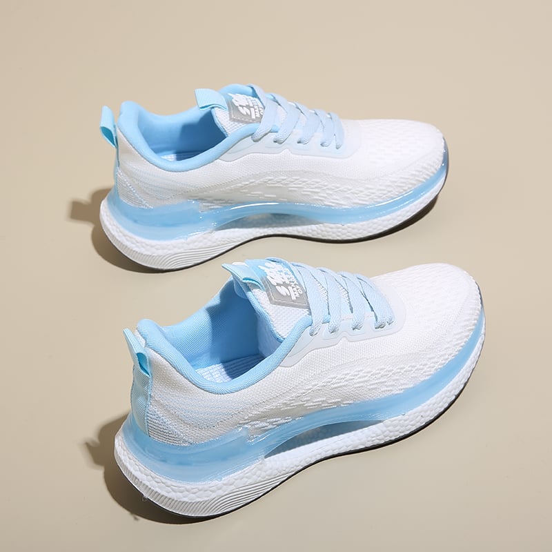 Γυναικείες καθημερινές αθλητικές παπούτσια με απορρόφηση κραδασμών και ελαφρύ, απαλό πάτο, στρογγυλή μύτη, άνω μέρος από συνθετικό δέρμα, εσωτερικό από μικροϊνες, καουτσούκ σόλα, χαμηλό ύψος φτέρνας 1–3 cm.