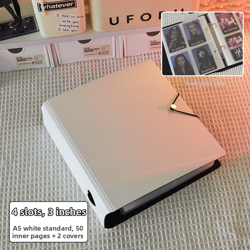 Αλμπουμ καρτών και φωτογραφιών με αφαιρούμενα φύλλα, 50 σελίδες, τυπωμένο λογότυπο, δυνατότητα προσαρμογής, Μάρκα: Cami