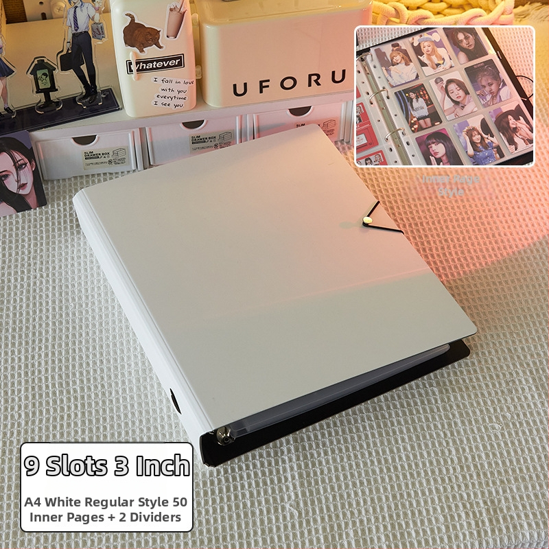 Αλμπουμ καρτών και φωτογραφιών με αφαιρούμενα φύλλα, 50 σελίδες, τυπωμένο λογότυπο, δυνατότητα προσαρμογής, Μάρκα: Cami