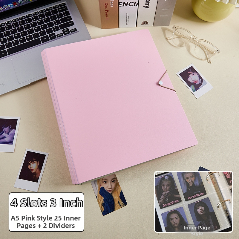 Αλμπουμ καρτών και φωτογραφιών με αφαιρούμενα φύλλα, 50 σελίδες, τυπωμένο λογότυπο, δυνατότητα προσαρμογής, Μάρκα: Cami