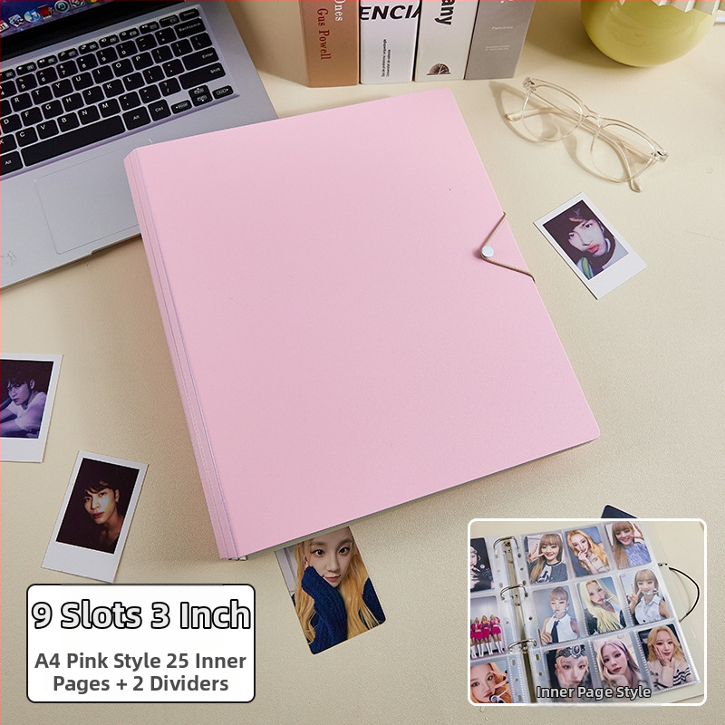 Αλμπουμ καρτών και φωτογραφιών με αφαιρούμενα φύλλα, 50 σελίδες, τυπωμένο λογότυπο, δυνατότητα προσαρμογής, Μάρκα: Cami