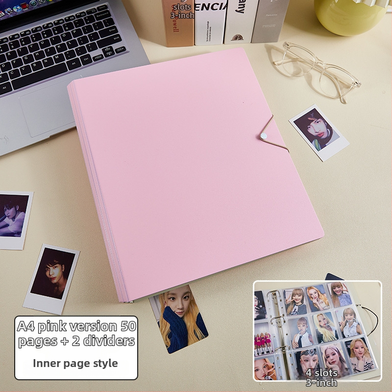 Αλμπουμ καρτών και φωτογραφιών με αφαιρούμενα φύλλα, 50 σελίδες, τυπωμένο λογότυπο, δυνατότητα προσαρμογής, Μάρκα: Cami