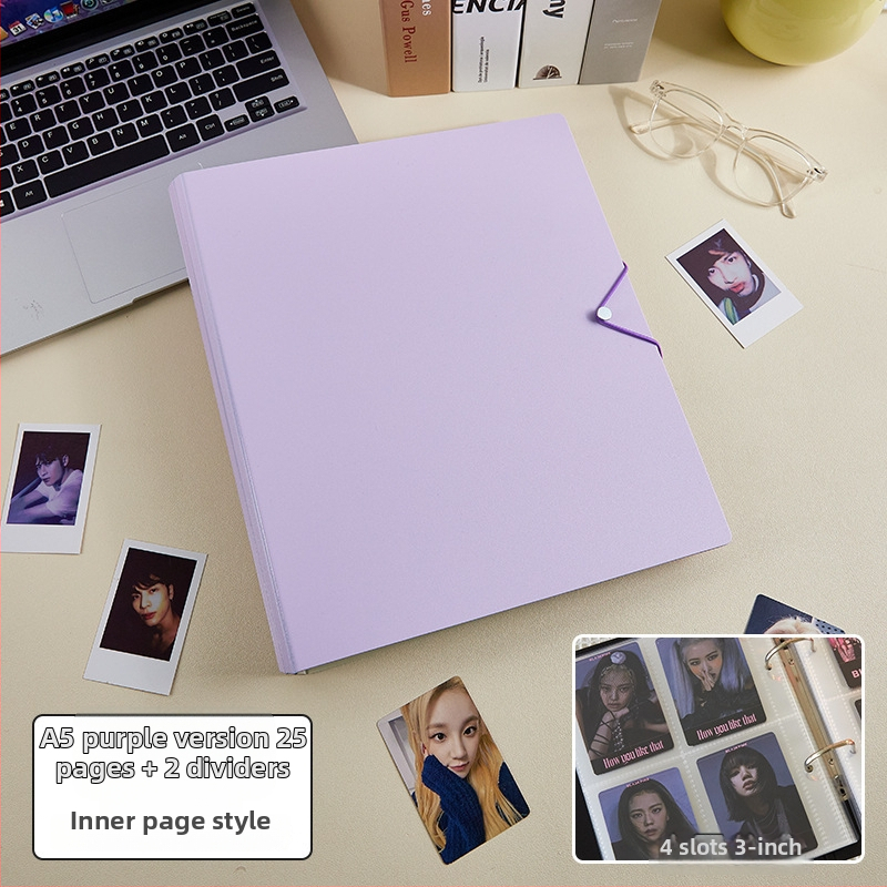 Αλμπουμ καρτών και φωτογραφιών με αφαιρούμενα φύλλα, 50 σελίδες, τυπωμένο λογότυπο, δυνατότητα προσαρμογής, Μάρκα: Cami