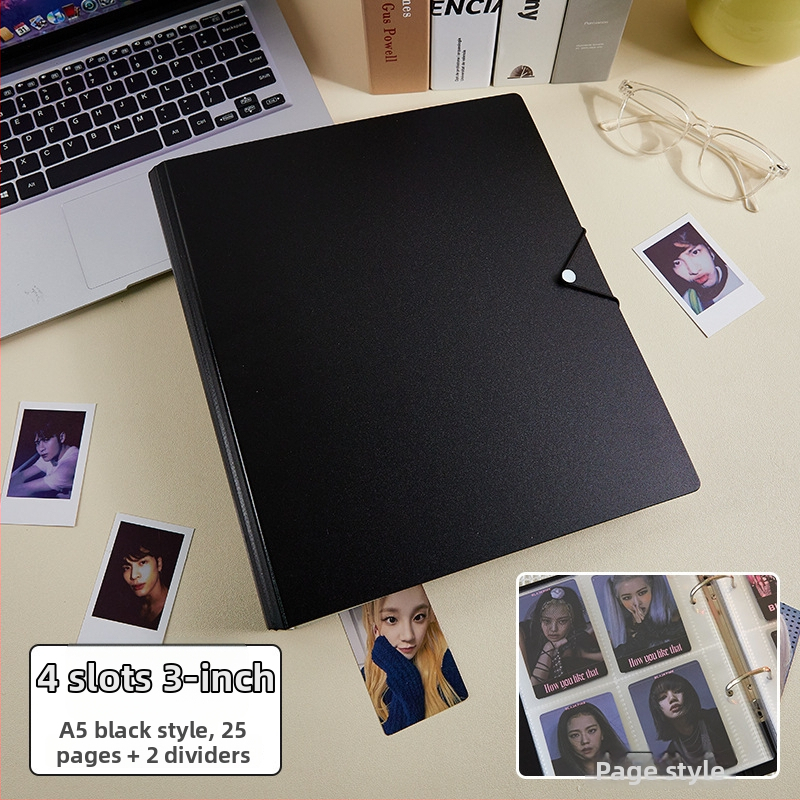 Αλμπουμ καρτών και φωτογραφιών με αφαιρούμενα φύλλα, 50 σελίδες, τυπωμένο λογότυπο, δυνατότητα προσαρμογής, Μάρκα: Cami