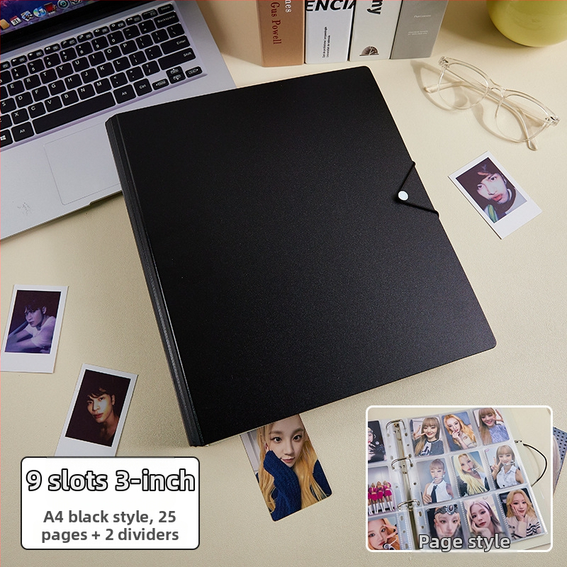 Αλμπουμ καρτών και φωτογραφιών με αφαιρούμενα φύλλα, 50 σελίδες, τυπωμένο λογότυπο, δυνατότητα προσαρμογής, Μάρκα: Cami