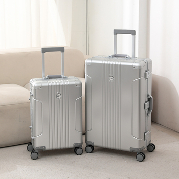 Kofer od aluminijsko-magnézijske legure za provjeru prtljage, TSA kombinirani bravi, 360° kotači, težina 3.98 kg