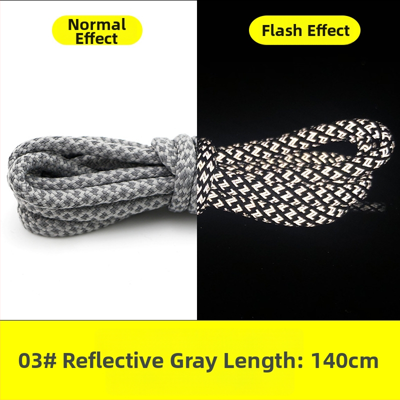 Adidași sneakers cu șireturi rotunde reflectorizante pentru Yeezy 350, 700 și 500 serii (talpă din cauciuc)