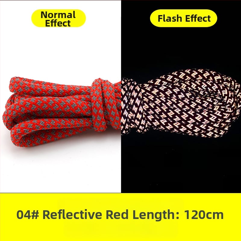 Adidași sneakers cu șireturi rotunde reflectorizante pentru Yeezy 350, 700 și 500 serii (talpă din cauciuc)