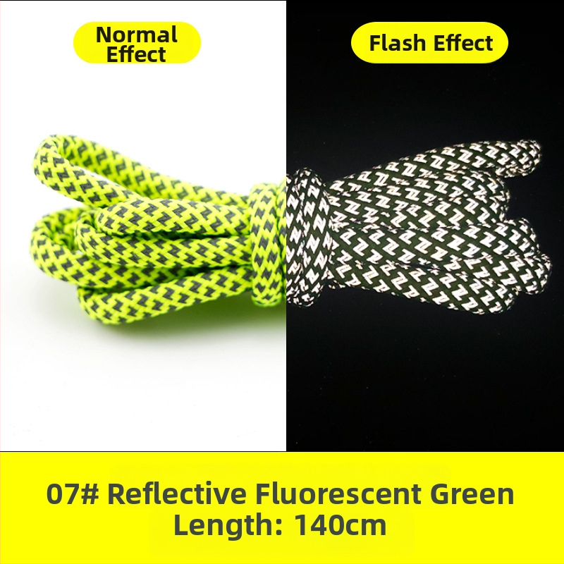 Adidași sneakers cu șireturi rotunde reflectorizante pentru Yeezy 350, 700 și 500 serii (talpă din cauciuc)