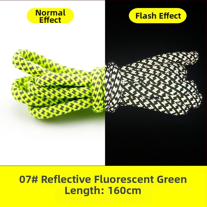 Adidași sneakers cu șireturi rotunde reflectorizante pentru Yeezy 350, 700 și 500 serii (talpă din cauciuc)