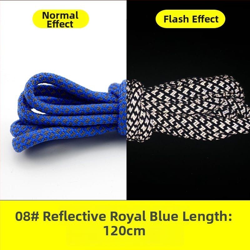 Adidași sneakers cu șireturi rotunde reflectorizante pentru Yeezy 350, 700 și 500 serii (talpă din cauciuc)