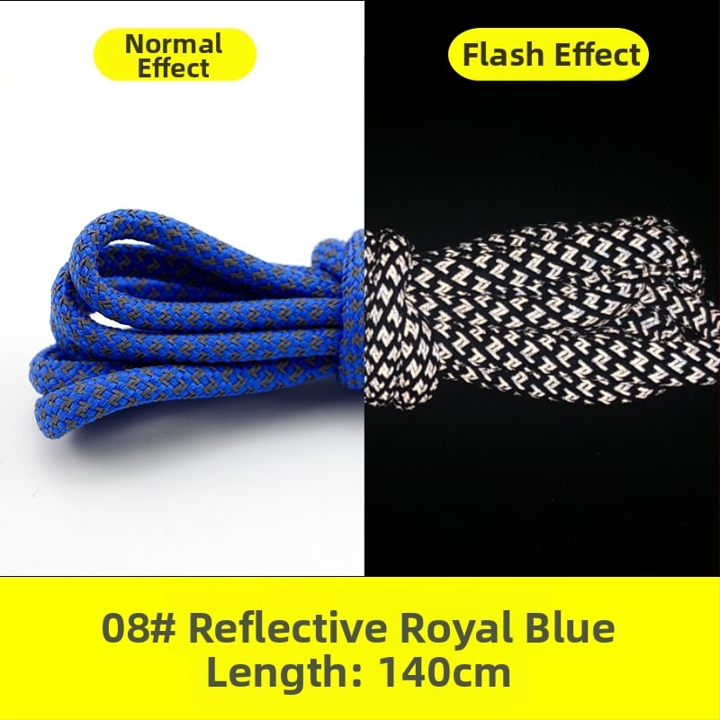 Adidași sneakers cu șireturi rotunde reflectorizante pentru Yeezy 350, 700 și 500 serii (talpă din cauciuc)