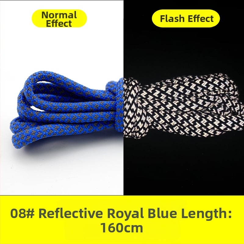 Adidași sneakers cu șireturi rotunde reflectorizante pentru Yeezy 350, 700 și 500 serii (talpă din cauciuc)