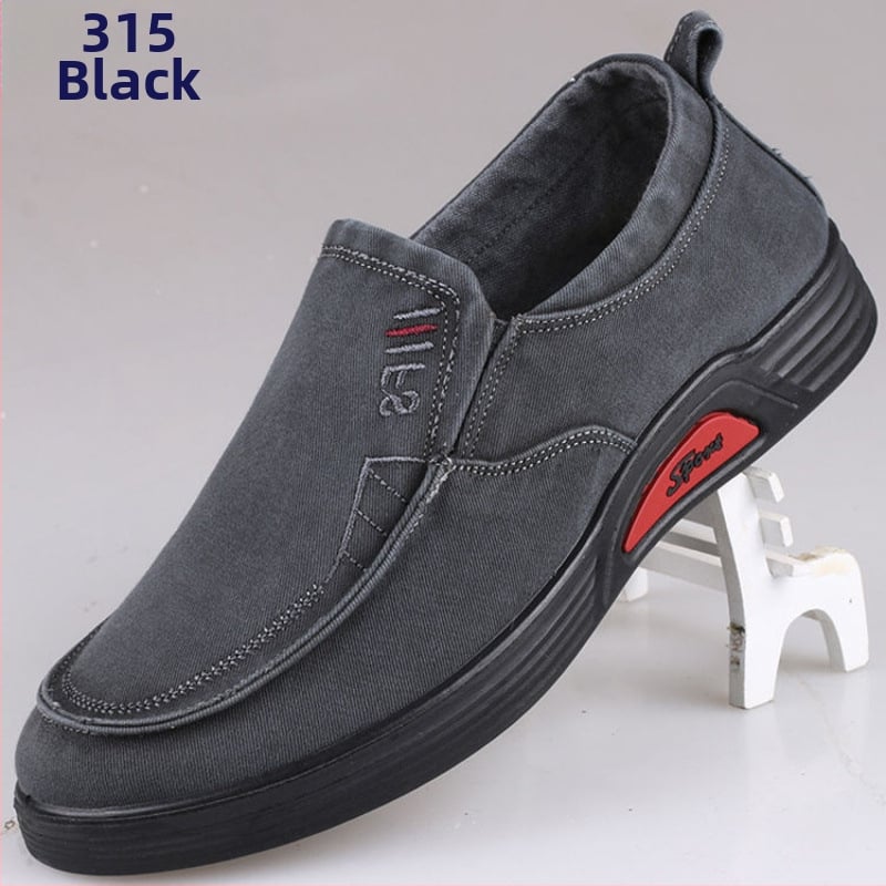 Unisex παπούτσια casual από ντένιμ, στρογγυλή μύτη, χαμηλό τακούνι 1–3 εκ, συνθετική σόλα, επένδυση από κάνναβη