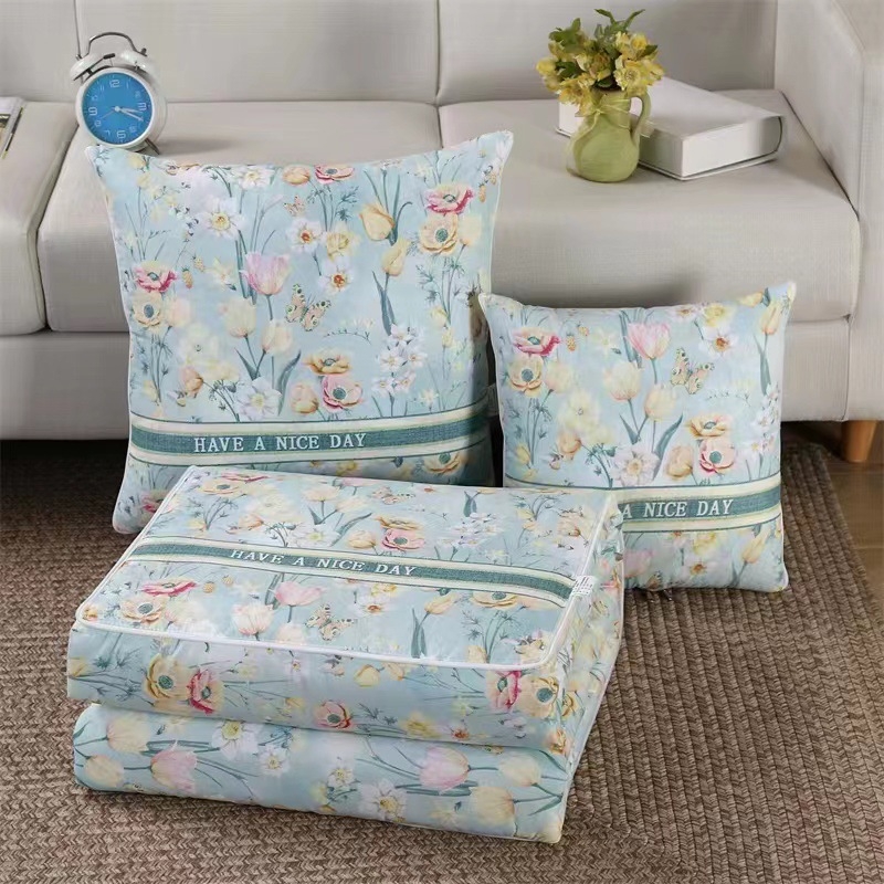 Automobilový vankúš - prikrývka, karikatúrny vzor, polyesterové vlákno výplň, prispôsobiteľné