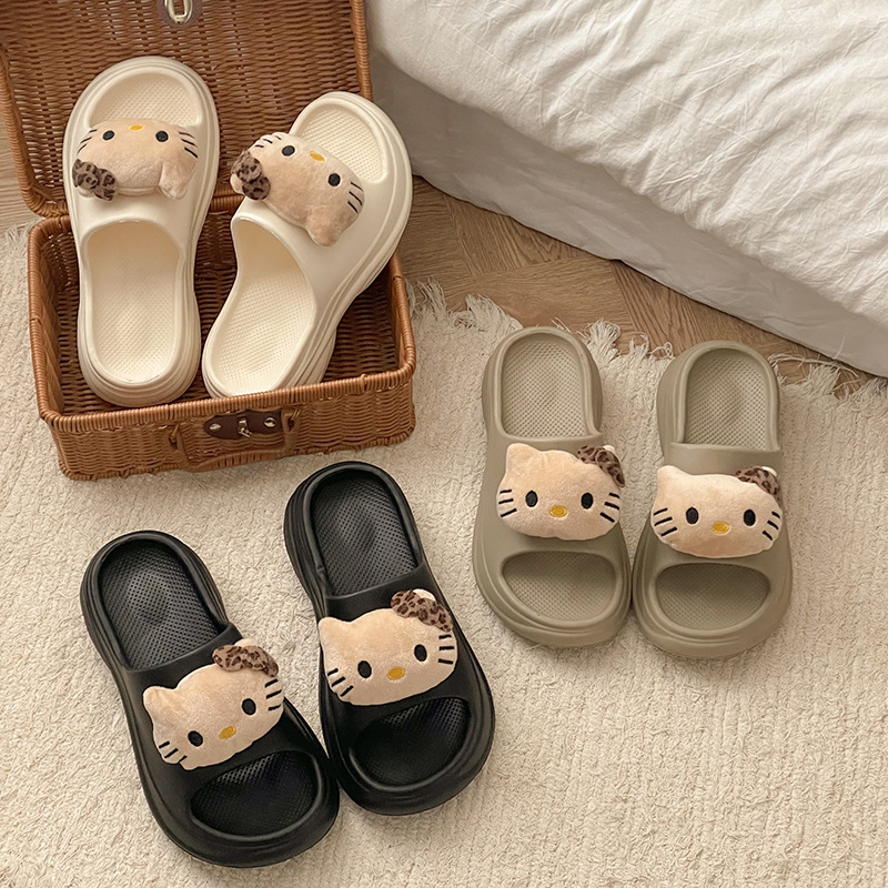 Чехли с една презрамка EVA – кръгла носка, дебела подметка, анти-плъзгане, за вътрешно и външно ползване, лято 2025