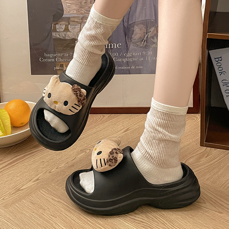 Чехли с една презрамка EVA – кръгла носка, дебела подметка, анти-плъзгане, за вътрешно и външно ползване, лято 2025