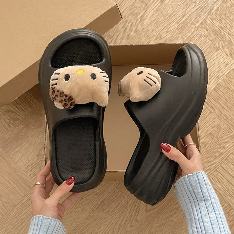 Чехли с една презрамка EVA – кръгла носка, дебела подметка, анти-плъзгане, за вътрешно и външно ползване, лято 2025