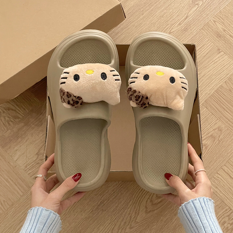 Чехли с една презрамка EVA – кръгла носка, дебела подметка, анти-плъзгане, за вътрешно и външно ползване, лято 2025