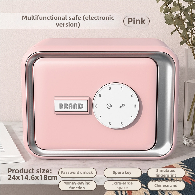 Παιδικός οικιακός κουμπαρά-ασφαλές με μηχανικό κωδικό κλείδωμα, πλαστική κατασκευή, μεγάλη χωρητικότητα, έξυπνη προστασία από κλοπή